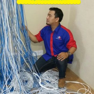 Jasa Intalasi Kabel Telephone dan Kabel Jaringan, CCTV Rp. 150.000