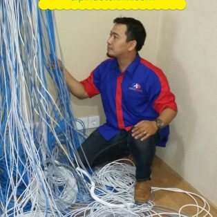 JASA INSTALASI KABEL TELEPHONE PABX PANASONIC, LAN / KAMERA CCTV